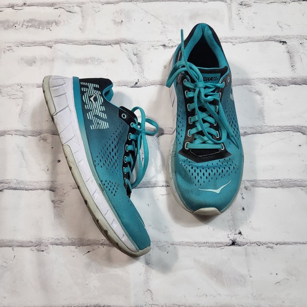 HOKA ONE ONE Blue Cavu Lightweight Cushion Training Sneaker Size 8.5